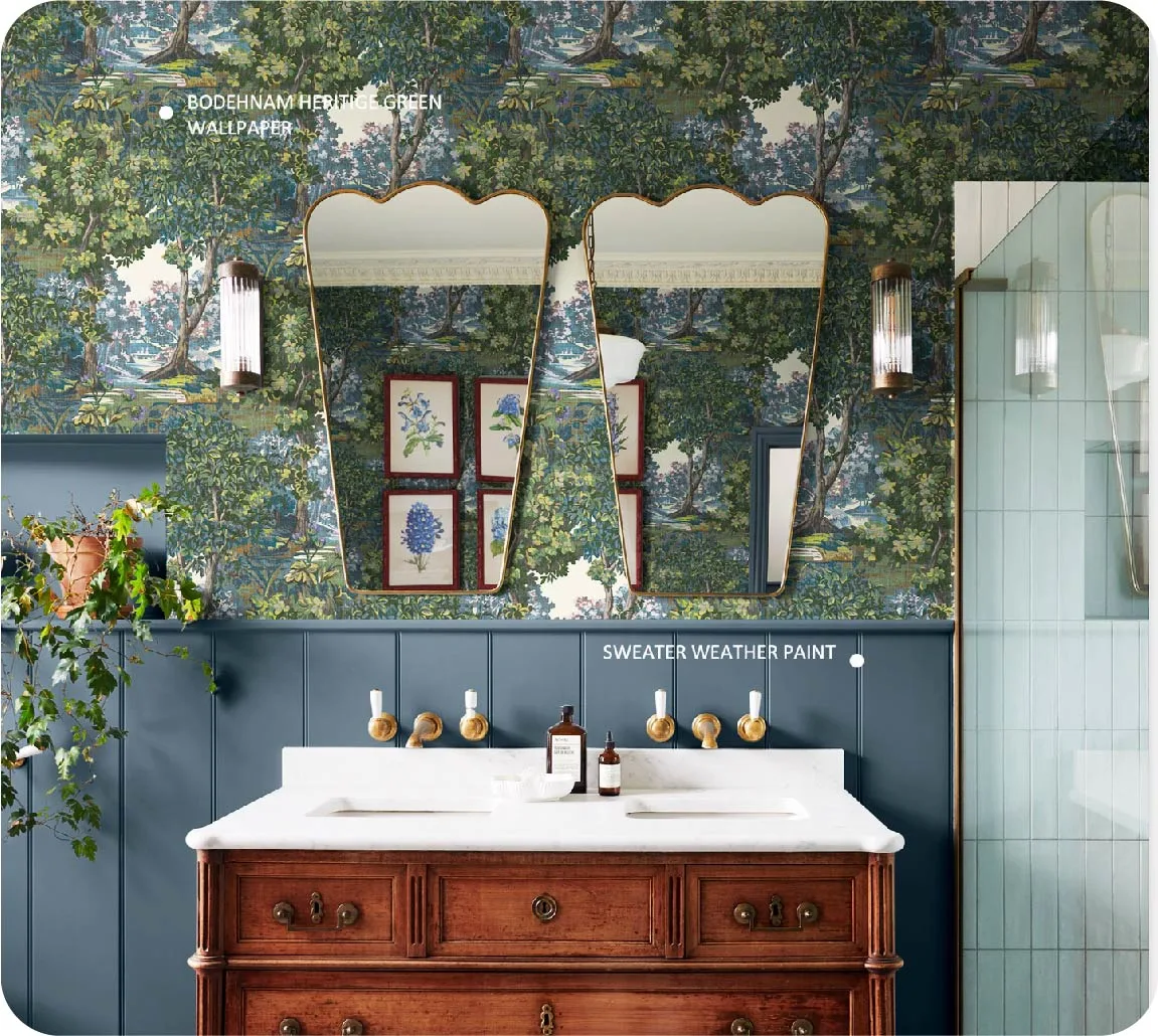 bathroom Bodehnam Heritige Green